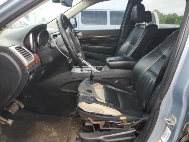 1C4RJEBT8DC574245 - 2013 JEEP GRAND CHEROKEE LIMITED BLUE photo 7