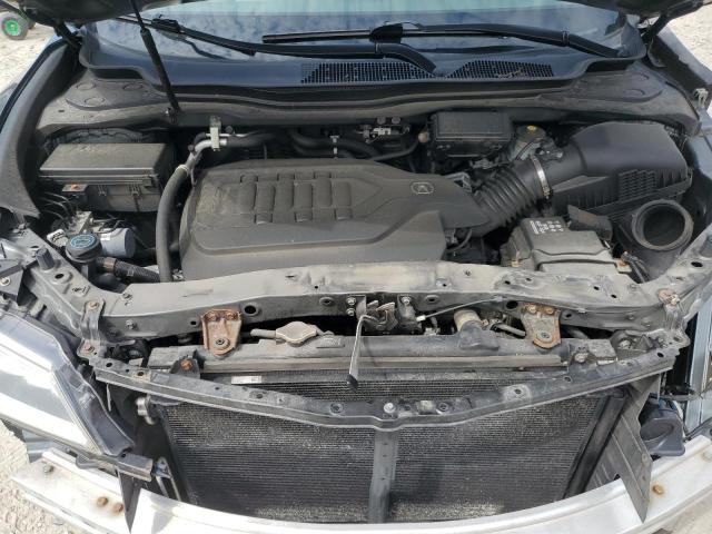5FRYD4H49GB037158 - 2016 ACURA MDX TECHNOLOGY GRAY photo 12