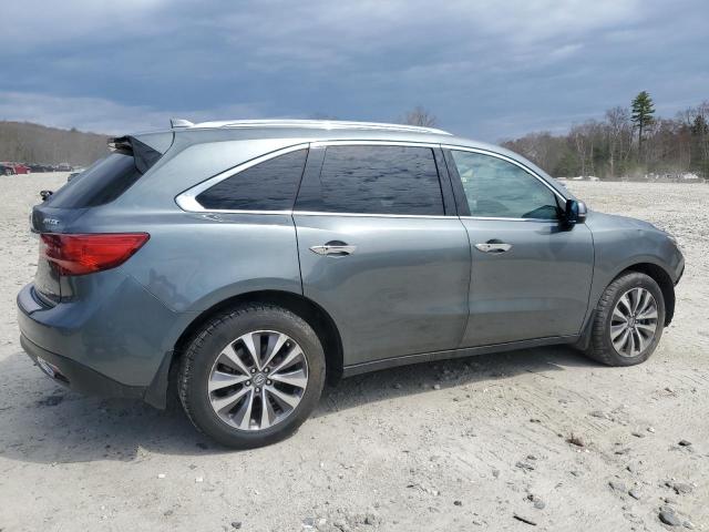 5FRYD4H49GB037158 - 2016 ACURA MDX TECHNOLOGY GRAY photo 3
