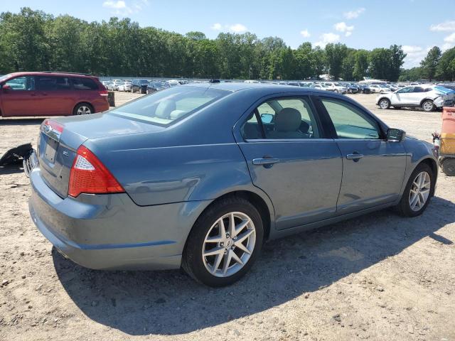 3FAHP0JA9BR224351 - 2011 FORD FUSION SEL BLUE photo 3