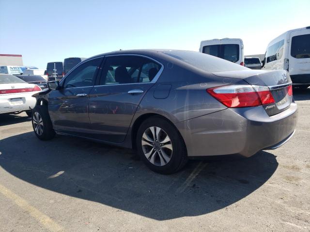 1HGCR2F37DA185441 - 2013 HONDA ACCORD LX GRAY photo 2