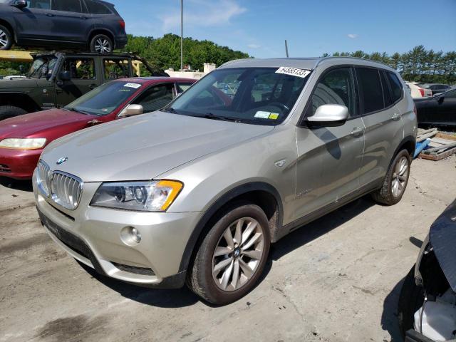 5UXWX9C52D0D02754 - 2013 BMW X3 XDRIVE28I TAN photo 1