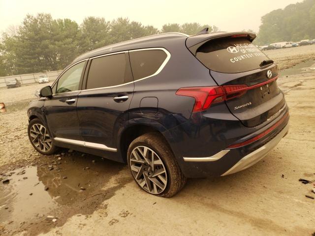 5NMS5DAL1PH495619 - 2023 HYUNDAI SANTA FE CALLIGRAPHY BLUE photo 2