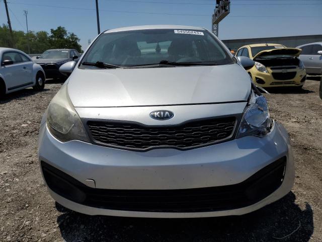 KNADM4A34D6280060 - 2013 KIA RIO LX SILVER photo 5