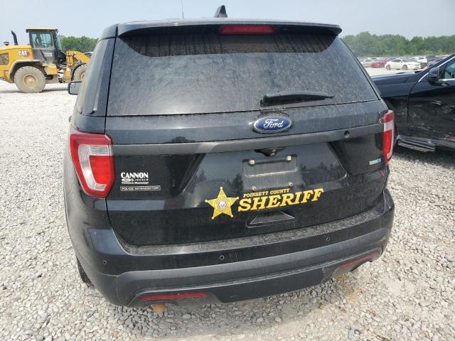 1FM5K8AR0HGB15479 - 2017 FORD EXPLORER POLICE INTERCEPTOR BLACK photo 6