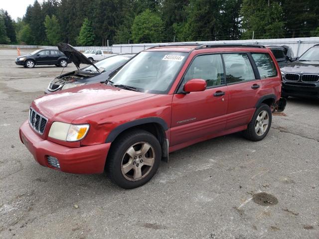 JF1SF65621H733862 - 2001 SUBARU FORESTER S MAROON photo 1