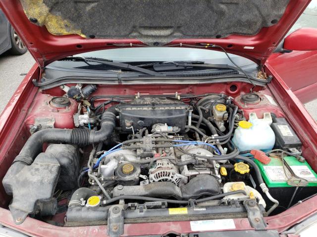 JF1SF65621H733862 - 2001 SUBARU FORESTER S MAROON photo 12
