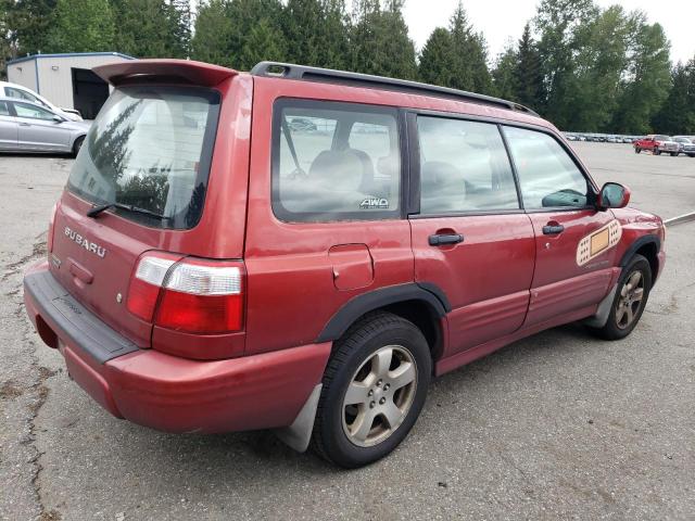 JF1SF65621H733862 - 2001 SUBARU FORESTER S MAROON photo 3