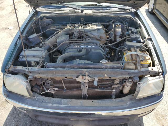 5TEGN92N41Z741198 - 2001 TOYOTA TACOMA DOUBLE CAB PRERUNNER GREEN photo 11