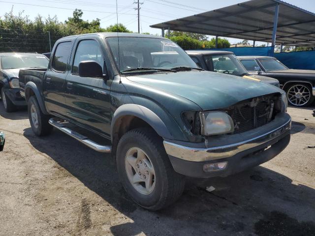 5TEGN92N41Z741198 - 2001 TOYOTA TACOMA DOUBLE CAB PRERUNNER GREEN photo 4