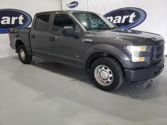 1FTEW1CP7HFA12786 - 2017 FORD F150 SUPERCREW GRAY photo 4