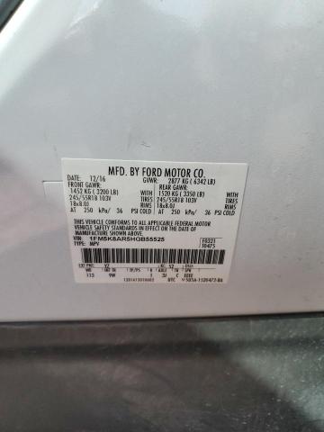 1FM5K8AR5HGB55525 - 2017 FORD EXPLORER POLICE INTERCEPTOR 白色 照片 13