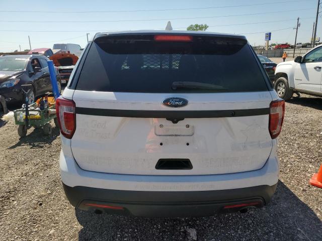 1FM5K8AR5HGB55525 - 2017 FORD EXPLORER POLICE INTERCEPTOR 白色 照片 6