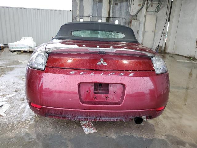 4A3AL25F87E013092 - 2007 MITSUBISHI ECLIPSE SPYDER GS RED photo 6