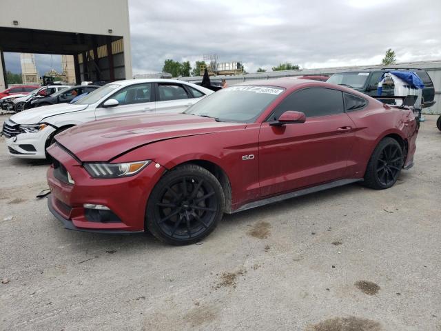 1FA6P8CF7F5401955 - 2015 FORD MUSTANG GT MAROON photo 1