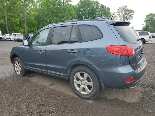 5NMSH73EX9H262672 - 2009 HYUNDAI SANTA FE SE BLUE photo 2