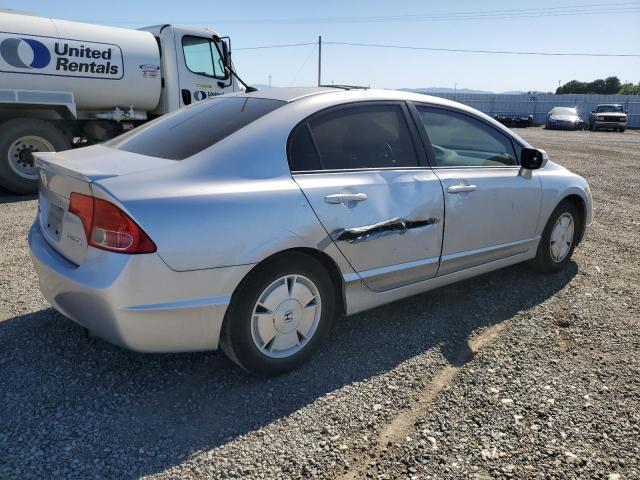 JHMFA36267S025239 - 2007 HONDA CIVIC HYBRID SILVER photo 3