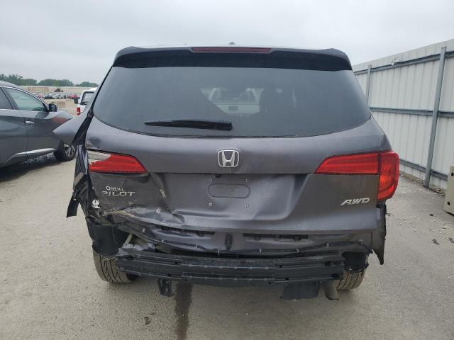 5FNYF6H66HB048077 - 2017 HONDA PILOT EXL GRAY photo 6