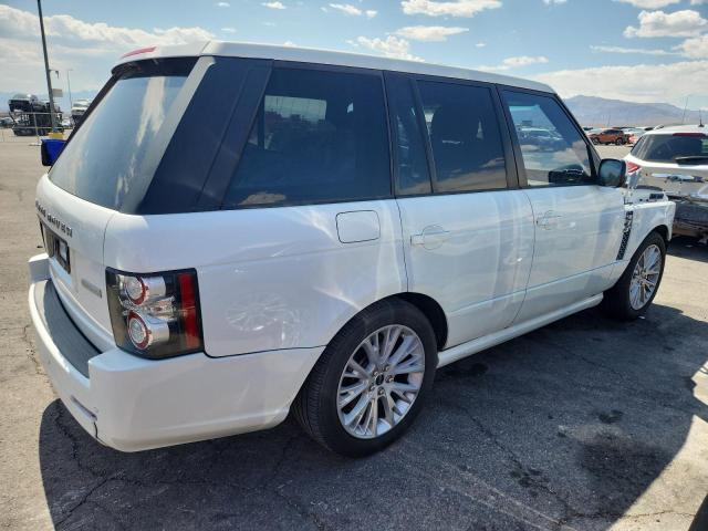 SALMP1E45CA385271 - 2012 LAND ROVER RANGE ROVE AUTOBIOGRAPHY WHITE photo 3