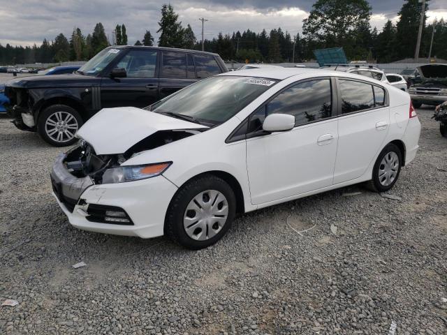 JHMZE2H37ES003166 - 2014 HONDA INSIGHT WHITE photo 1