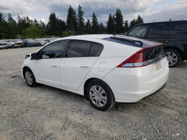 JHMZE2H37ES003166 - 2014 HONDA INSIGHT WHITE photo 2