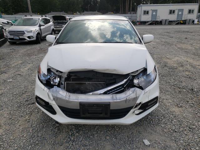 JHMZE2H37ES003166 - 2014 HONDA INSIGHT WHITE photo 5