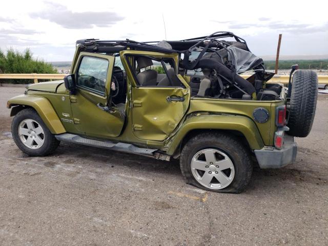 1J4GA59187L137954 - 2007 JEEP WRANGLER SAHARA GREEN photo 2