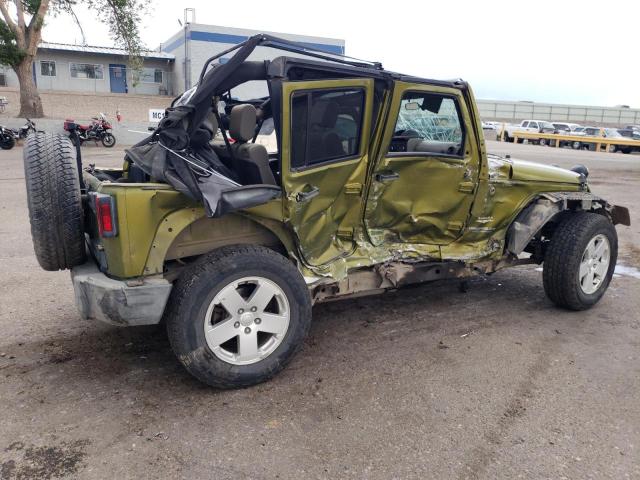 1J4GA59187L137954 - 2007 JEEP WRANGLER SAHARA GREEN photo 3