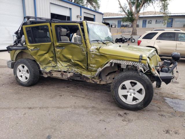 1J4GA59187L137954 - 2007 JEEP WRANGLER SAHARA GREEN photo 4