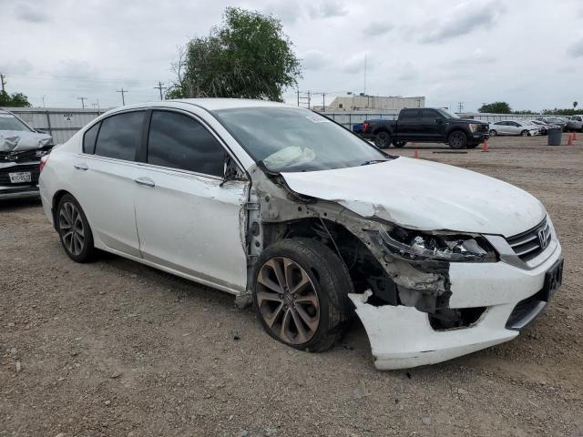 1HGCR2F57FA019473 - 2015 HONDA ACCORD SPORT WHITE photo 4