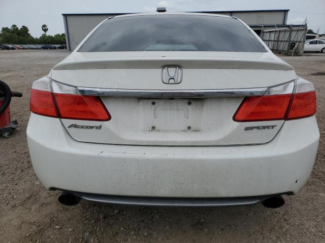 1HGCR2F57FA019473 - 2015 HONDA ACCORD SPORT WHITE photo 6