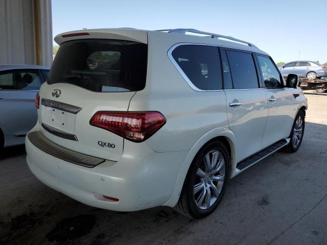 JN8AZ2NEXE9061700 - 2014 INFINITI QX80 WHITE photo 3