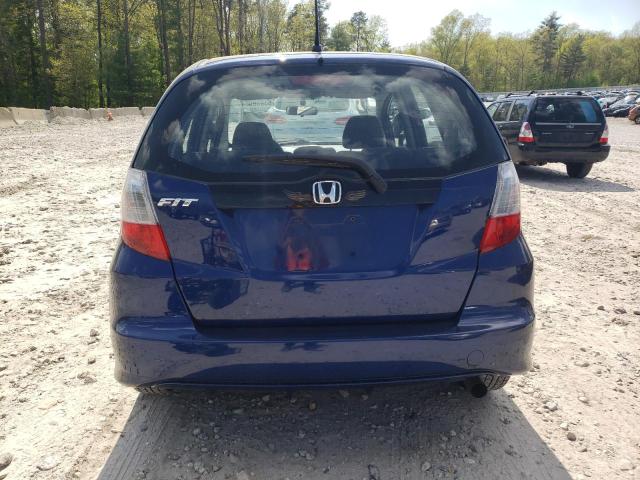 JHMGE8H3XBC014775 - 2011 HONDA FIT BLUE photo 6