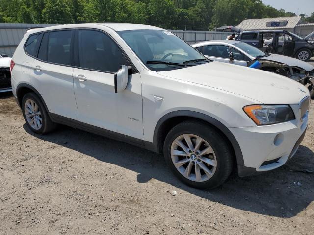 5UXWX9C53D0A22390 - 2013 BMW X3 XDRIVE28I WHITE photo 4