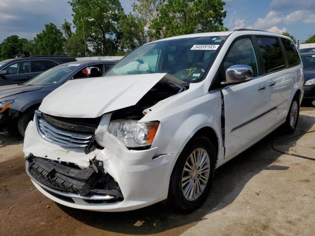 2C4RC1CG2ER107609 - 2014 CHRYSLER TOWN & COU TOURING L WHITE photo 1