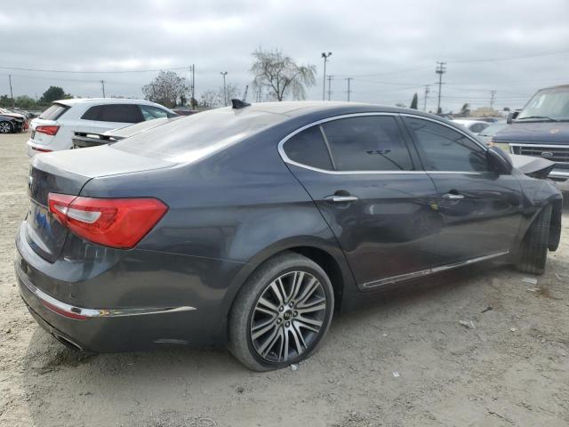 KNALN4D73E5149068 - 2014 KIA CADENZA PREMIUM GRAY photo 3