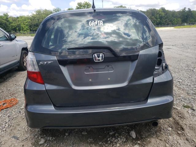 JHMGE8H39CC025641 - 2012 HONDA FIT GRAY photo 6