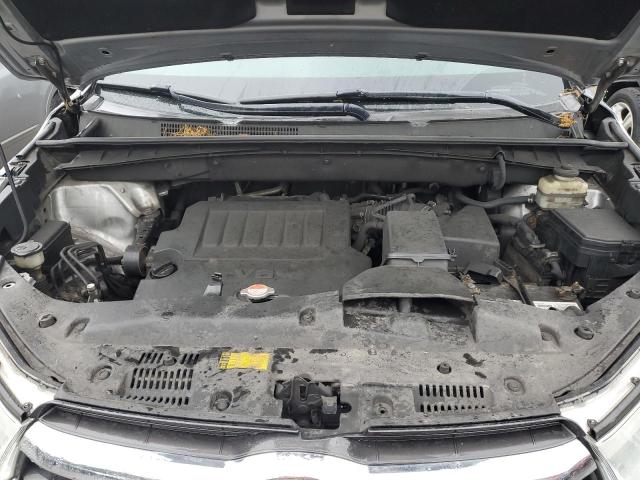 5TDJKRFH9GS331523 - 2016 TOYOTA HIGHLANDER XLE SILVER photo 12