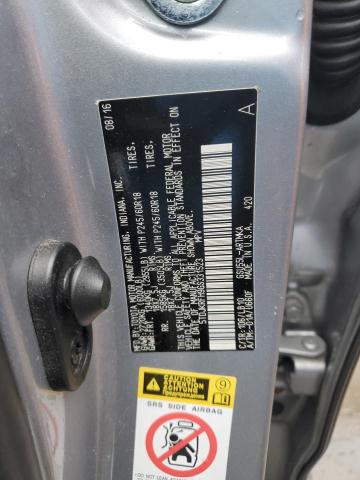 5TDJKRFH9GS331523 - 2016 TOYOTA HIGHLANDER XLE SILVER photo 13