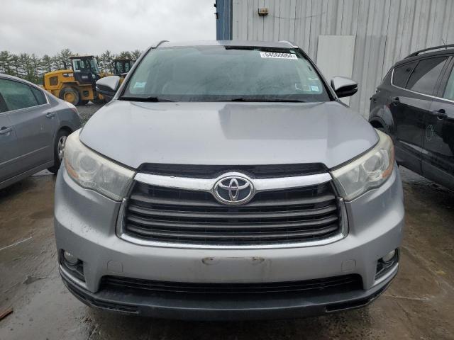 5TDJKRFH9GS331523 - 2016 TOYOTA HIGHLANDER XLE SILVER photo 5