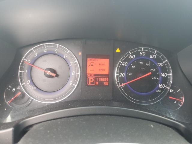 JNKAJ09F48M356463 - 2008 INFINITI EX35 BASE Սև լուսանկար 9