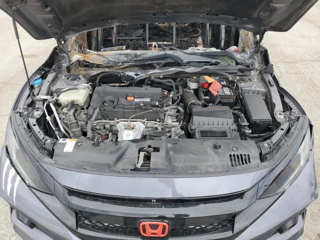 19XFC2F81KE207257 - 2019 HONDA CIVIC SPORT GRAY photo 11