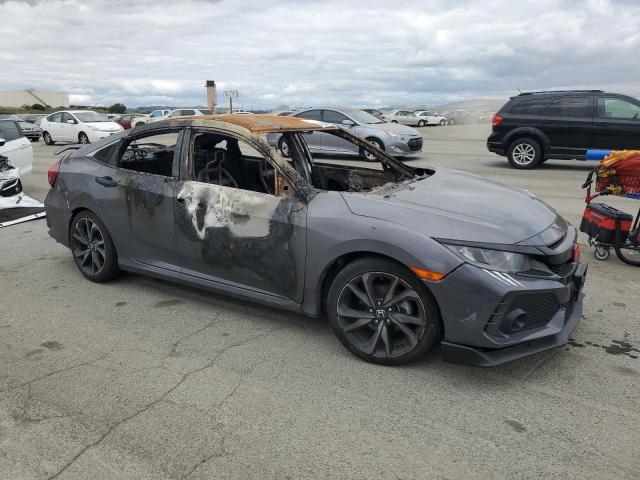 19XFC2F81KE207257 - 2019 HONDA CIVIC SPORT GRAY photo 4