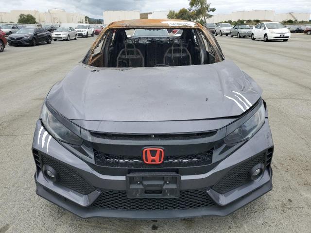 19XFC2F81KE207257 - 2019 HONDA CIVIC SPORT GRAY photo 5