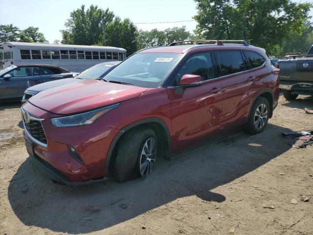5TDGZRBH1MS539306 - 2021 TOYOTA HIGHLANDER XLE Կարմիր լուսանկար 1
