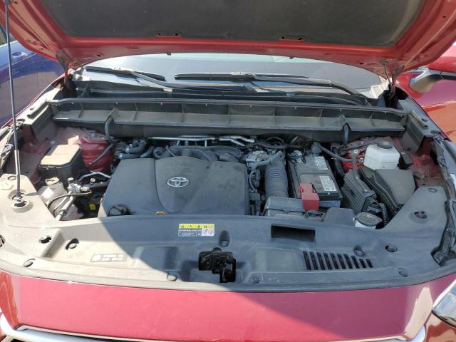 5TDGZRBH1MS539306 - 2021 TOYOTA HIGHLANDER XLE Կարմիր լուսանկար 11