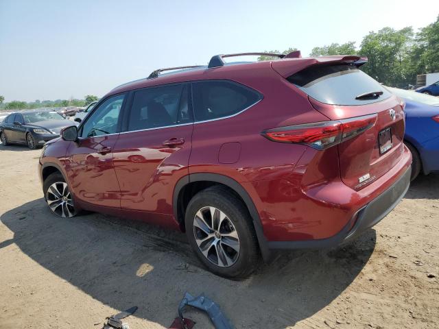 5TDGZRBH1MS539306 - 2021 TOYOTA HIGHLANDER XLE Կարմիր լուսանկար 2