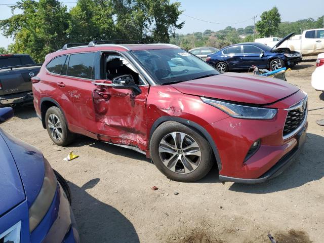 5TDGZRBH1MS539306 - 2021 TOYOTA HIGHLANDER XLE Կարմիր լուսանկար 4