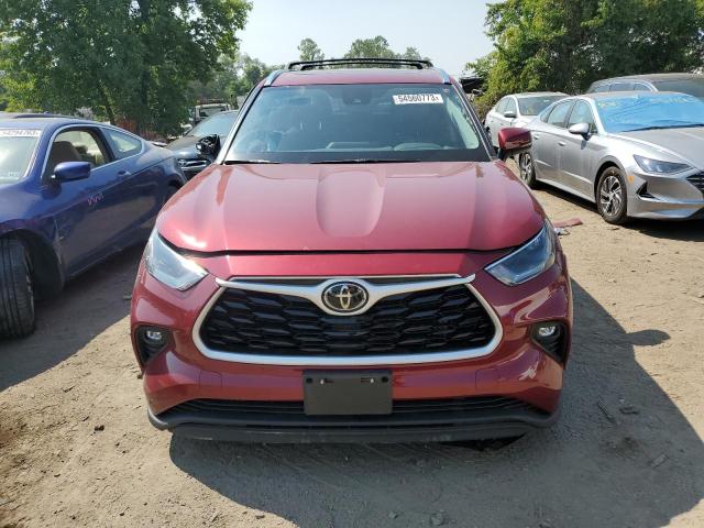 5TDGZRBH1MS539306 - 2021 TOYOTA HIGHLANDER XLE Կարմիր լուսանկար 5