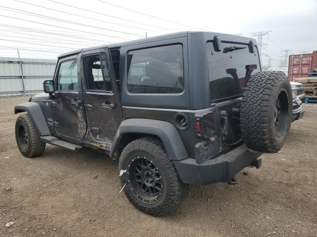 1C4BJWDG5HL591940 - 2017 JEEP WRANGLER U SPORT GRAY photo 2